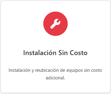 INSTALACION SIN COSTO